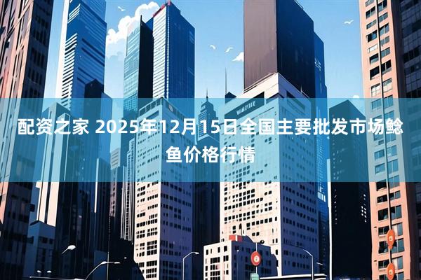 配资之家 2025年12月15日全国主要批发市场鲶鱼价格行情